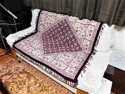 ソファカバーとして