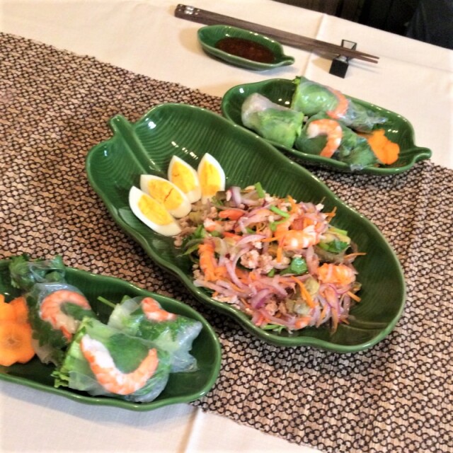 バナナリーフのプレート